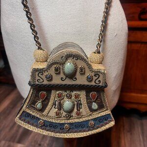 Mary Frances Beaded Crossbody Mini Bag | Embellished Statement Purse